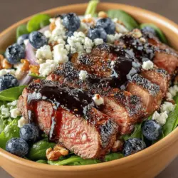 Blueberry Bliss Beef Salad Bowl: A Nutritional Powerhouse