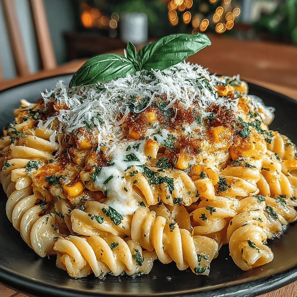 In the realm of comfort food, pasta dishes often stand out as favorites for their versatility and ease of preparation. One such dish that perfectly embodies this is the Creamy Corn & Pesto Pasta Delight. This delightful recipe is a blend of sweet corn, rich cream, and aromatic basil pesto, making it not only a feast for the taste buds but also a colorful addition to your dining table. Whether you're looking for a quick weeknight dinner or an impressive dish for a gathering, this pasta recipe is sure to please.