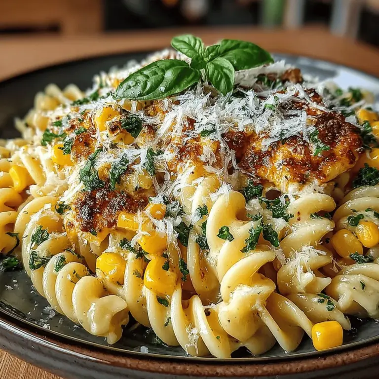 In the realm of comfort food, pasta dishes often stand out as favorites for their versatility and ease of preparation. One such dish that perfectly embodies this is the Creamy Corn & Pesto Pasta Delight. This delightful recipe is a blend of sweet corn, rich cream, and aromatic basil pesto, making it not only a feast for the taste buds but also a colorful addition to your dining table. Whether you're looking for a quick weeknight dinner or an impressive dish for a gathering, this pasta recipe is sure to please.
