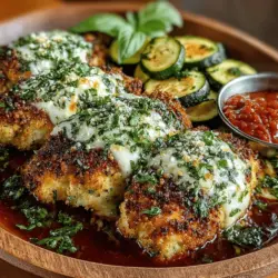Baked Zucchini Chicken Parmesan Recipe