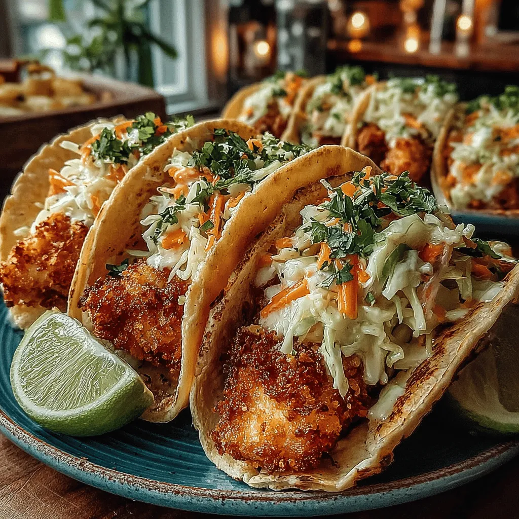 To create Crispy Ranch Chicken Tacos that burst with flavor, the marinating process is essential. Begin by combining the chicken pieces with ranch seasoning and a splash of buttermilk or plain yogurt. This mixture not only infuses the chicken with rich, tangy flavors but also tenderizes the meat, ensuring each bite is juicy.