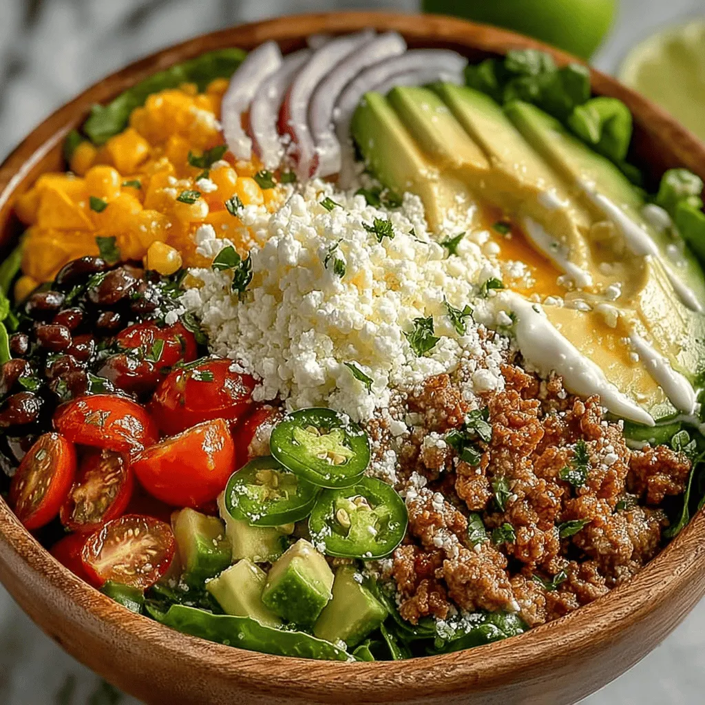 In the quest for a delicious yet healthy meal, the Zesty Lime & Turkey Salad Bowl stands out as a compelling choice. This vibrant dish combines lean ground turkey with a mix of fresh vegetables, zesty lime, and an array of spices that not only tantalize the taste buds but also provide a well-rounded nutritional profile. Whether you are preparing lunch for a busy workday or a light dinner, this salad bowl is versatile enough to cater to various dietary preferences while being packed with flavor.