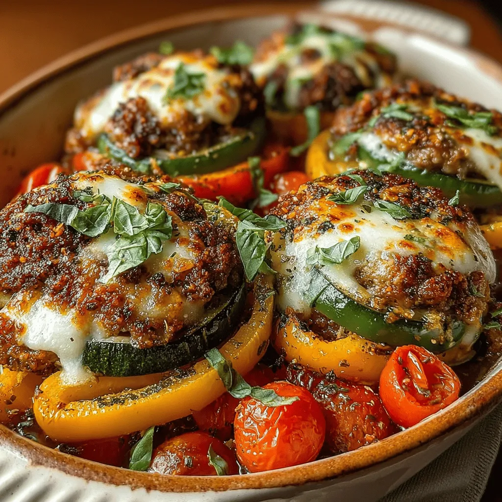 If you're in search of a comforting yet vibrant dish that packs a punch of flavor, look no further than the Zesty Italian Sausage and Pepper Bake. This hearty meal brings together the rich and savory notes of Italian sausage, complemented by the sweet and slightly tangy flavors of fresh bell peppers and onions. It’s an ideal choice for both weeknight dinners and gatherings, thanks to its ease of preparation and the delightful aroma that fills the kitchen as it bakes.