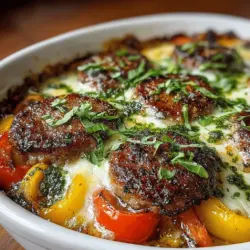 If you're in search of a comforting yet vibrant dish that packs a punch of flavor, look no further than the Zesty Italian Sausage and Pepper Bake. This hearty meal brings together the rich and savory notes of Italian sausage, complemented by the sweet and slightly tangy flavors of fresh bell peppers and onions. It’s an ideal choice for both weeknight dinners and gatherings, thanks to its ease of preparation and the delightful aroma that fills the kitchen as it bakes.