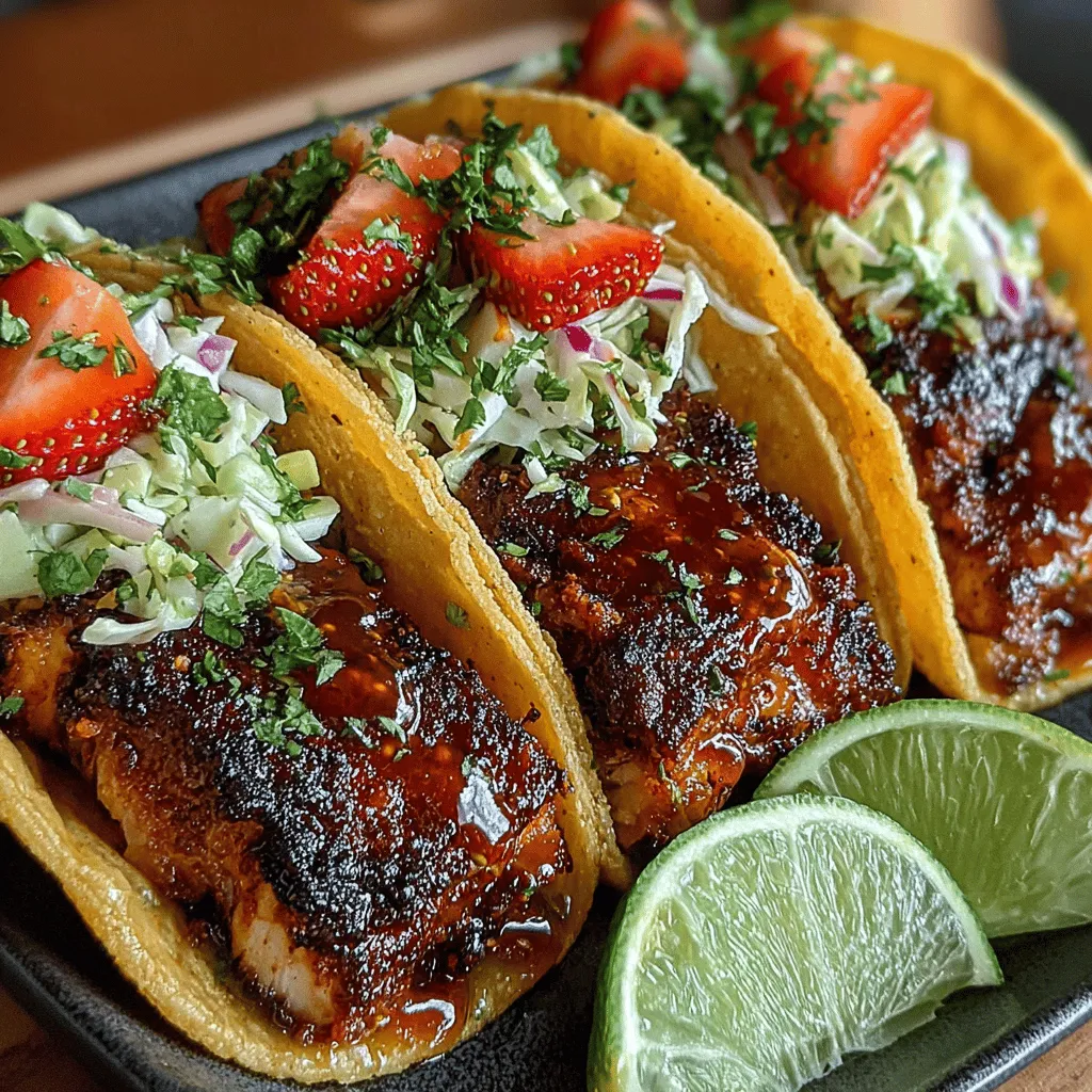 Tacos have become a beloved staple in many households across the globe, thanks to their versatility and ability to cater to a wide range of flavor profiles. Among the myriad of taco recipes, Spicy Chicken Tacos with Sweet Strawberry Slaw stand out as a delightful fusion of heat and sweetness that tantalizes the taste buds. This recipe offers a unique twist on traditional tacos by pairing succulent, spicy chicken with a refreshing strawberry slaw, resulting in a dish that is not only delicious but also visually appealing.