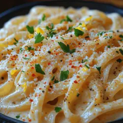 Zesty Creamy Lemon Herb Pasta: A Culinary Delight