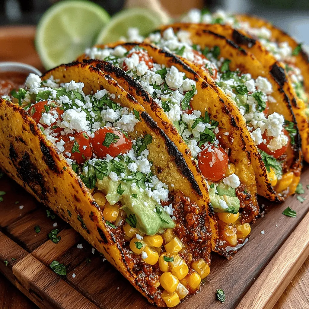 When it comes to choosing the right tortillas for your Grilled Corn & Avocado Salsa Tacos, you’ll find yourself at a delightful crossroads between corn and flour. Each type brings its unique texture and flavor profile, making the choice a matter of personal preference.