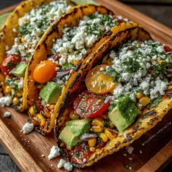 Grilled Corn & Avocado Salsa Tacos Recipe