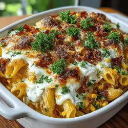 Creamy Sweet Corn & Bacon Pasta Bake Recipe