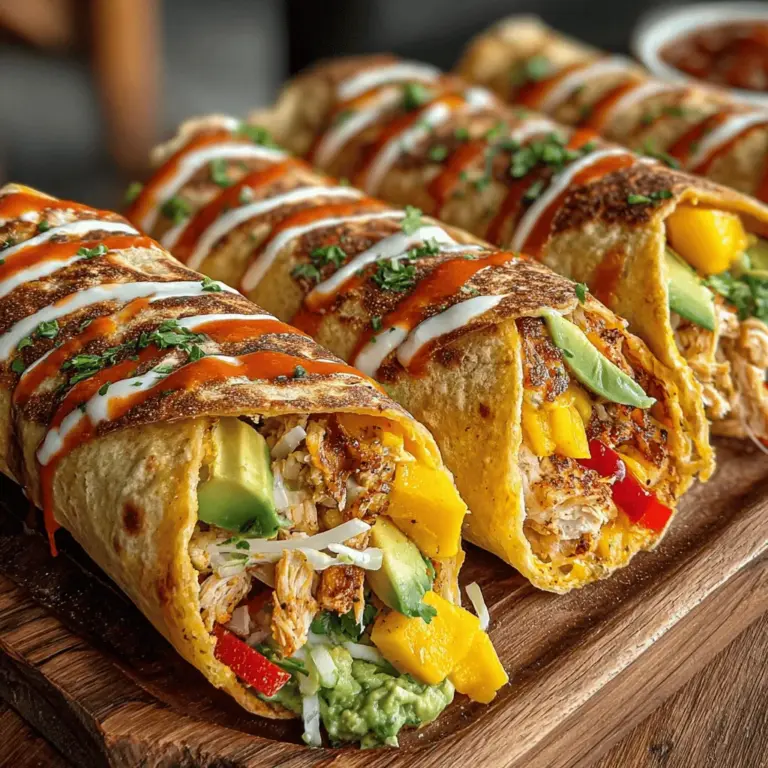 In recent years, the culinary world has witnessed a delightful fusion of flavors, particularly the enticing combination of spicy and tropical elements. As palates evolve in search of diverse and exciting dining experiences, dishes that blend heat with sweetness have surged in popularity. Enter the Tropical Heatwave Spicy Mango Wraps, a vibrant and refreshing dish that perfectly encapsulates this trend. This wrap is not just a meal; it’s a celebration of flavor, combining the juiciness of ripe mangoes, the zing of fresh vegetables, and the satisfying warmth of spicy sauces.