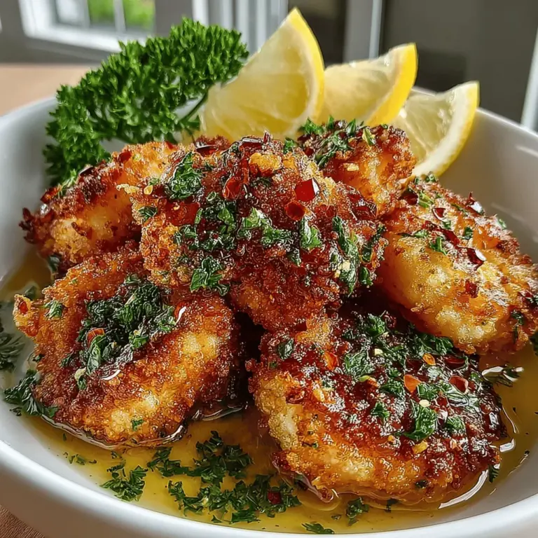 Crispy Garlic Butter Chicken Bites are a culinary delight that combines the savory richness of garlic and butter with the satisfying crunch of perfectly seasoned chicken. This recipe not only tantalizes the taste buds but also provides a comforting experience for anyone who appreciates hearty comfort food. Whether you're hosting a dinner party, preparing a family meal, or simply craving a delicious snack, these chicken bites are guaranteed to make an impression.