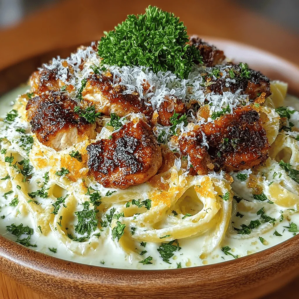 There’s something truly magical about the combination of garlic, cream, and Parmesan cheese that brings warmth and comfort to any dish. This Garlicky Creamy Parm Chicken Pasta is a recipe that not only fills your home with delightful aromas but also makes for a satisfying meal perfect for any occasion. Whether you're looking to impress guests at a dinner party or simply enjoy a cozy night in with family, this pasta dish is sure to become a staple in your culinary repertoire.