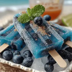 As the temperature rises and summer approaches, the quest for refreshing treats becomes paramount. Among the many options, popsicles stand out not only for their coolness but also for their versatility. Unique popsicle recipes have gained significant popularity in recent years, allowing home cooks to experiment with flavors and ingredients that go beyond the traditional fruit blend. One exciting recipe that perfectly embodies this trend is the Fiery Blue Bliss Popsicles. This innovative treat combines the sweetness of ripe blueberries, the refreshing nature of coconut water, the zesty brightness of lime, and a surprising kick from chili powder.