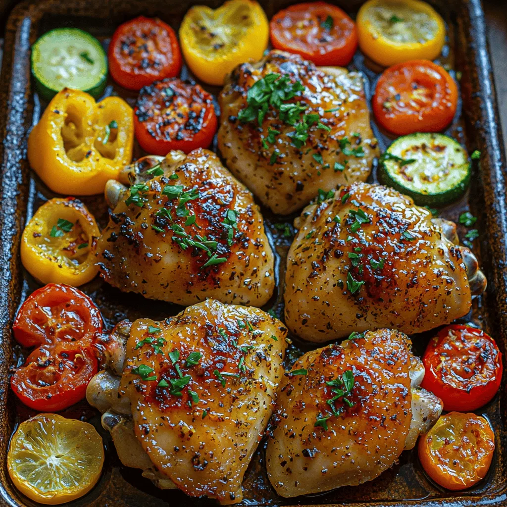 When it comes to weeknight dinners, simplicity and flavor are key. The Zesty One-Pan Lemon Herb Chicken & Veggies is the perfect solution for those looking for a quick yet satisfying meal. This dish not only delivers a burst of fresh flavors but also comes together in one pan, making it an ideal choice for busy families or anyone who wants to minimize cleanup time. The combination of juicy chicken, vibrant vegetables, and a zesty lemon herb marinade creates a delightful culinary experience that will leave your taste buds craving more.