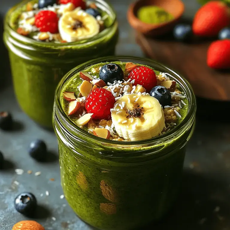 In the realm of healthy breakfasts, few dishes have captured the hearts and palates of food enthusiasts quite like overnight oats. Among the myriad variations, Light Matcha Coconut Overnight Oats stand out for their vibrant flavor profile and nourishing qualities. This recipe is not just a delicious morning meal but also a delightful way to incorporate matcha, a finely ground powder made from high-quality green tea leaves, into your diet. The combination of matcha and coconut creates a harmonious blend, providing both earthy and tropical notes that awaken your senses and set a positive tone for the day.