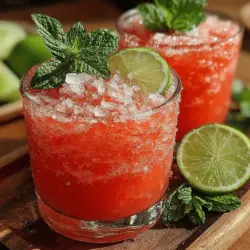 Chilled Watermelon Bliss Slushies