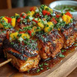 Tropical Fiesta Chicken Skewers Recipe
