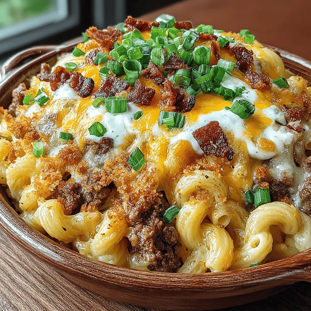 There’s something undeniably magical about the aroma of a bubbling casserole wafting through the house. It’s the kind of smell that instantly transports you back to childhood, where dinner was a family affair and comfort food was the highlight of the day. This Cheesy Bacon Bliss Pasta Bake is inspired by those nostalgic evenings when the kitchen filled with laughter and the table overflowed with hearty dishes. Whether it’s a busy weeknight or a cozy weekend gathering, this pasta bake is more than just a meal; it’s a warm hug in a dish.