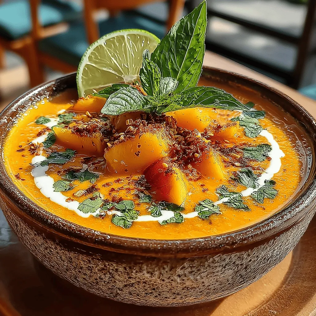 Peach soup may not be the first dish that comes to mind when thinking of summer recipes, but it is a delightful hidden gem that deserves a spot on your table. This lesser-known dish is incredibly versatile; it can be served as a starter, a light lunch, or even as a dessert, depending on how you choose to prepare and present it. The natural sweetness of peaches pairs beautifully with a variety of savory ingredients, allowing for endless experimentation in the kitchen.