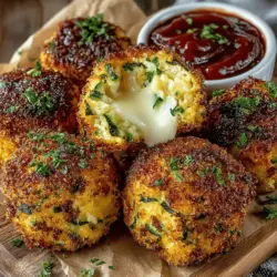 In the realm of healthy snacking, few recipes can compete with the delightful combination of flavors and textures found in Cheesy Zucchini Delight Balls. This innovative dish masterfully blends fresh zucchini with the creamy richness of mozzarella and the sharp notes of Parmesan cheese, resulting in a crunchy, cheesy treat that is sure to please palates of all ages. Whether you’re preparing for a family gathering, a game day celebration, or simply looking for a nutritious side dish, these cheesy bites offer a delicious way to incorporate more vegetables into your diet without sacrificing flavor.