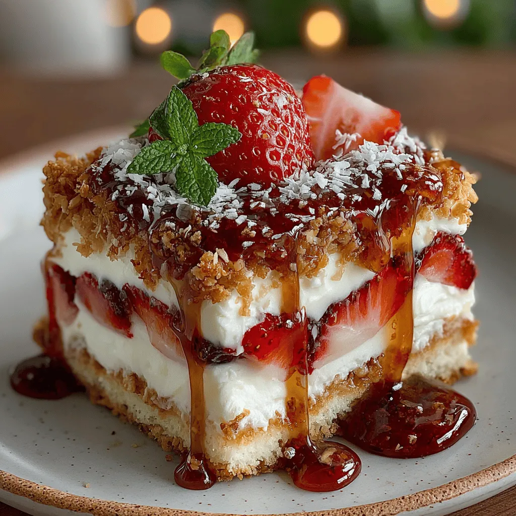 The Strawberry Dream Crunch Cake is a delightful dessert that captures the essence of summer with its vibrant flavors and inviting textures. This no-bake cake combines the sweetness of fresh strawberries with a crunchy topping and creamy layers, making it an irresistible treat for any occasion. Whether you're hosting a gathering, planning a picnic, or simply craving something sweet, this recipe is designed to impress without the fuss of traditional baking. In this article, we will explore not only how to prepare this show-stopping dessert but also the compelling reasons to add it to your repertoire of go-to recipes.