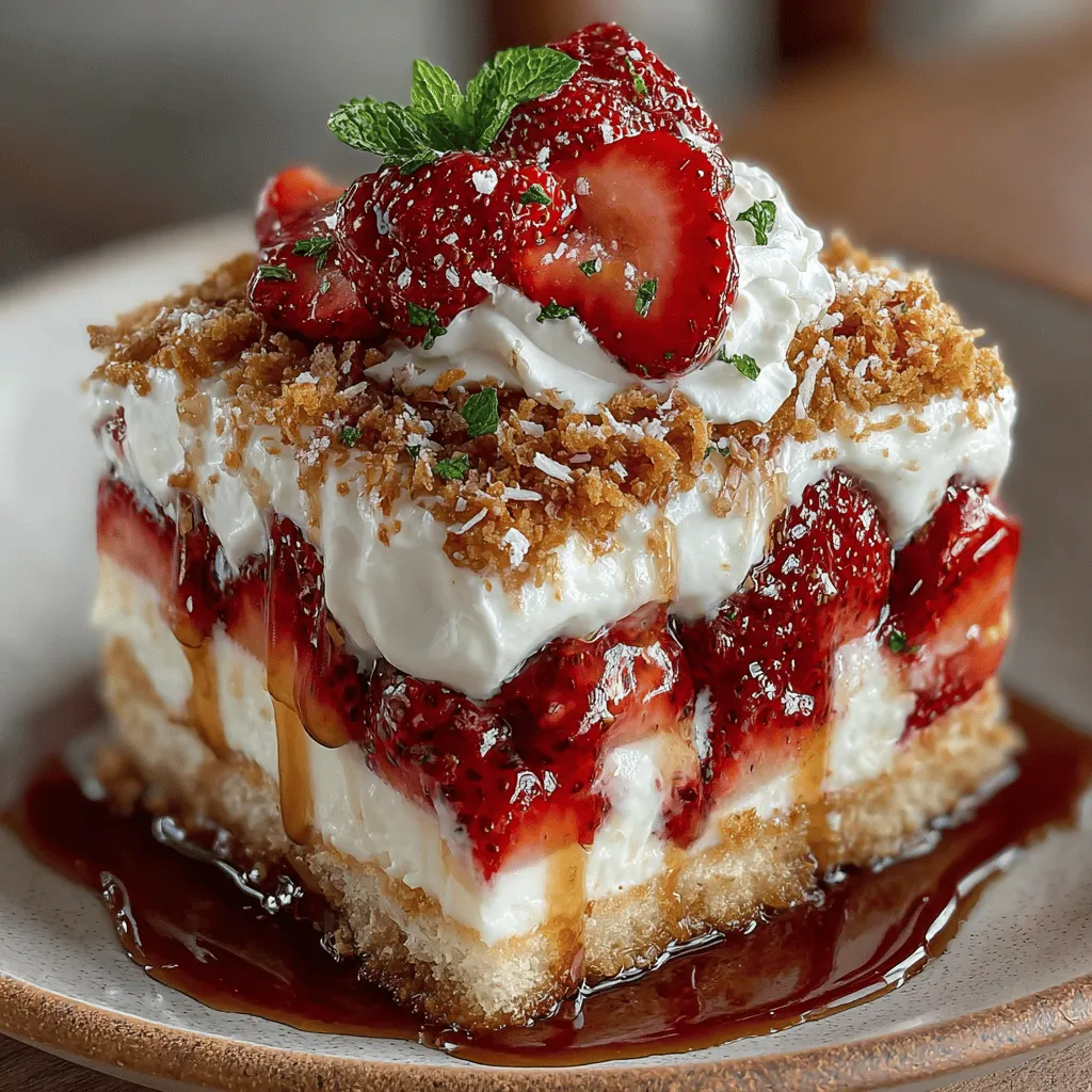The Strawberry Dream Crunch Cake is a delightful dessert that captures the essence of summer with its vibrant flavors and inviting textures. This no-bake cake combines the sweetness of fresh strawberries with a crunchy topping and creamy layers, making it an irresistible treat for any occasion. Whether you're hosting a gathering, planning a picnic, or simply craving something sweet, this recipe is designed to impress without the fuss of traditional baking. In this article, we will explore not only how to prepare this show-stopping dessert but also the compelling reasons to add it to your repertoire of go-to recipes.