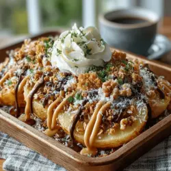 Preheating your oven is a crucial step when baking, as it ensures that your dish cooks evenly and achieves the desired texture. For baked apple nachos, setting your oven to 350°F (175°C) allows the apples to soften perfectly while keeping a slight bite. An adequately heated oven helps to caramelize the natural sugars in the apples, enhancing their flavor and providing that comforting golden hue. This step is essential for achieving the best results, so don’t skip it!