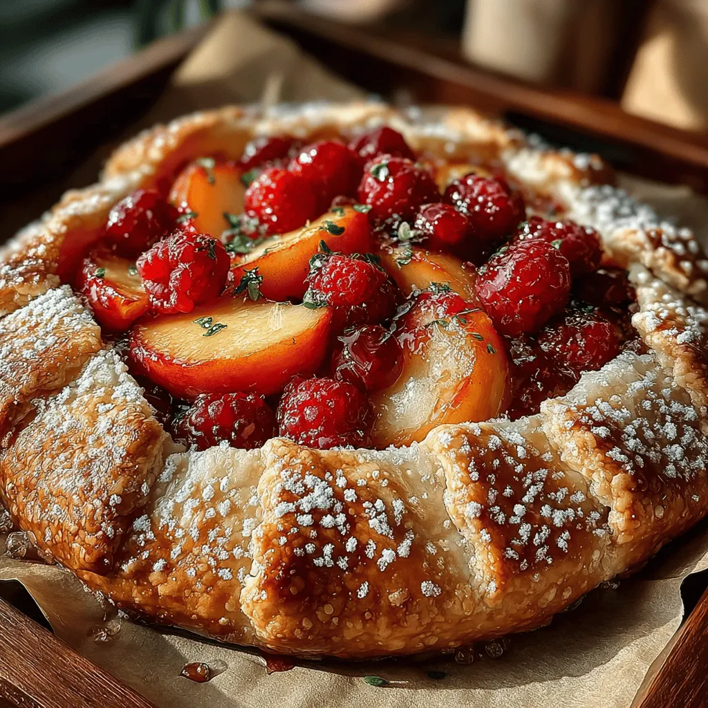 The Peach Raspberry Summer Galette is a delightful celebration of summertime flavors, showcasing the sweet juiciness of ripe peaches paired with the refreshing tartness of fresh raspberries. This rustic dessert provides a beautiful presentation while being remarkably easy to make, making it an ideal choice for everything from backyard gatherings to casual family dinners or even just a cozy evening at home. In this article, we’ll dive into the ingredients, the step-by-step preparation, and the irresistible allure of baking a galette. With the right guidance, you'll be able to recreate this seasonal treat with ease and confidence.