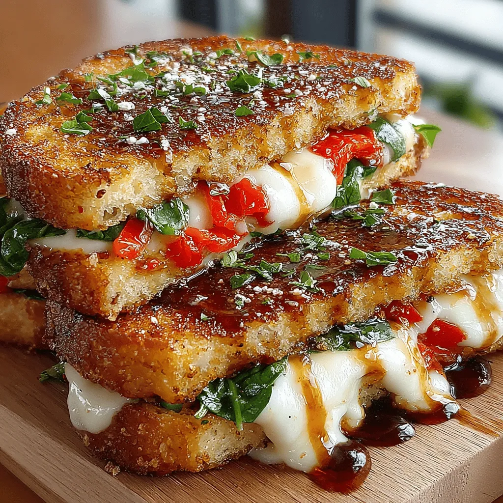 When it comes to crafting a satisfying meal that balances simplicity and flavor, few dishes can compete with the Grilled Balsamic Vinaigrette Sandwich Melt. This delectable sandwich is not only easy to prepare but also offers a delightful fusion of fresh ingredients, rich mozzarella, and the bright tang of balsamic vinaigrette. Perfect for any time of the day—whether it's a quick lunch, a cozy dinner, or a satisfying snack—this sandwich is sure to become a favorite in your culinary repertoire.