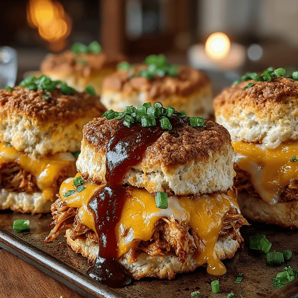When it comes to satisfying cravings for hearty flavor combined with delightful texture, few dishes can compete with Mini BBQ Ranch Biscuit Melts. This delicious recipe marries the smoky, tangy notes of BBQ sauce with the creamy richness of ranch dressing, all enveloped in warm, flaky biscuit dough. Whether served as a fun appetizer for a gathering or as a quick, fulfilling main dish for family dinner, these mini melts are sure to impress. Their bite-sized nature makes them perfect for casual snacking, while their robust flavors make them a standout option for any meal setting.