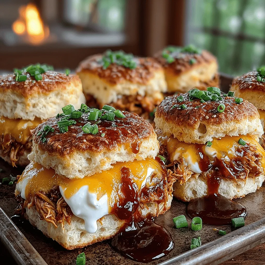 When it comes to satisfying cravings for hearty flavor combined with delightful texture, few dishes can compete with Mini BBQ Ranch Biscuit Melts. This delicious recipe marries the smoky, tangy notes of BBQ sauce with the creamy richness of ranch dressing, all enveloped in warm, flaky biscuit dough. Whether served as a fun appetizer for a gathering or as a quick, fulfilling main dish for family dinner, these mini melts are sure to impress. Their bite-sized nature makes them perfect for casual snacking, while their robust flavors make them a standout option for any meal setting.