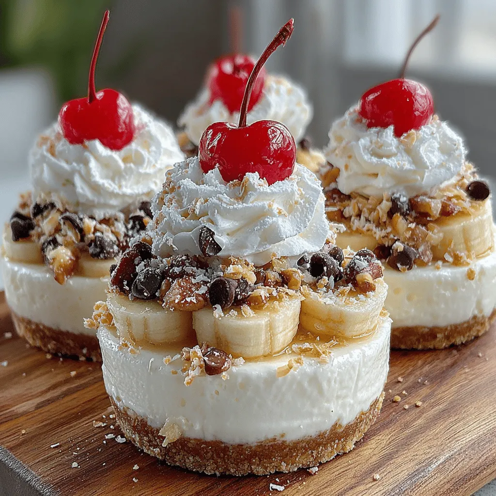 To create the perfect Frozen Yogurt Banana Split Coins, it’s essential to understand the role each ingredient plays in the recipe. Here’s a closer look at the main components:
