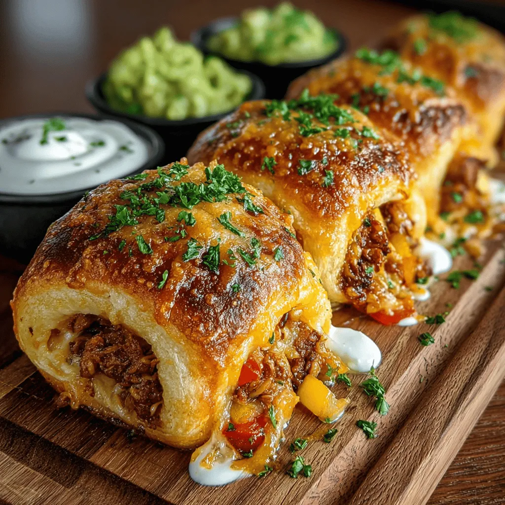 If you're looking for a quick and delightful meal or snack that can impress guests and satisfy your family, Mini Chicken Fajita Crescent Rolls are the perfect recipe to try. These bite-sized treats are a modern twist on traditional fajitas, encapsulating all the flavors you love in a fun and portable form. With tender pieces of seasoned chicken, vibrant vegetables, and gooey melted cheese all wrapped in flaky crescent dough, these mini rolls are not only delicious but also incredibly convenient for busy weeknights or festive gatherings.