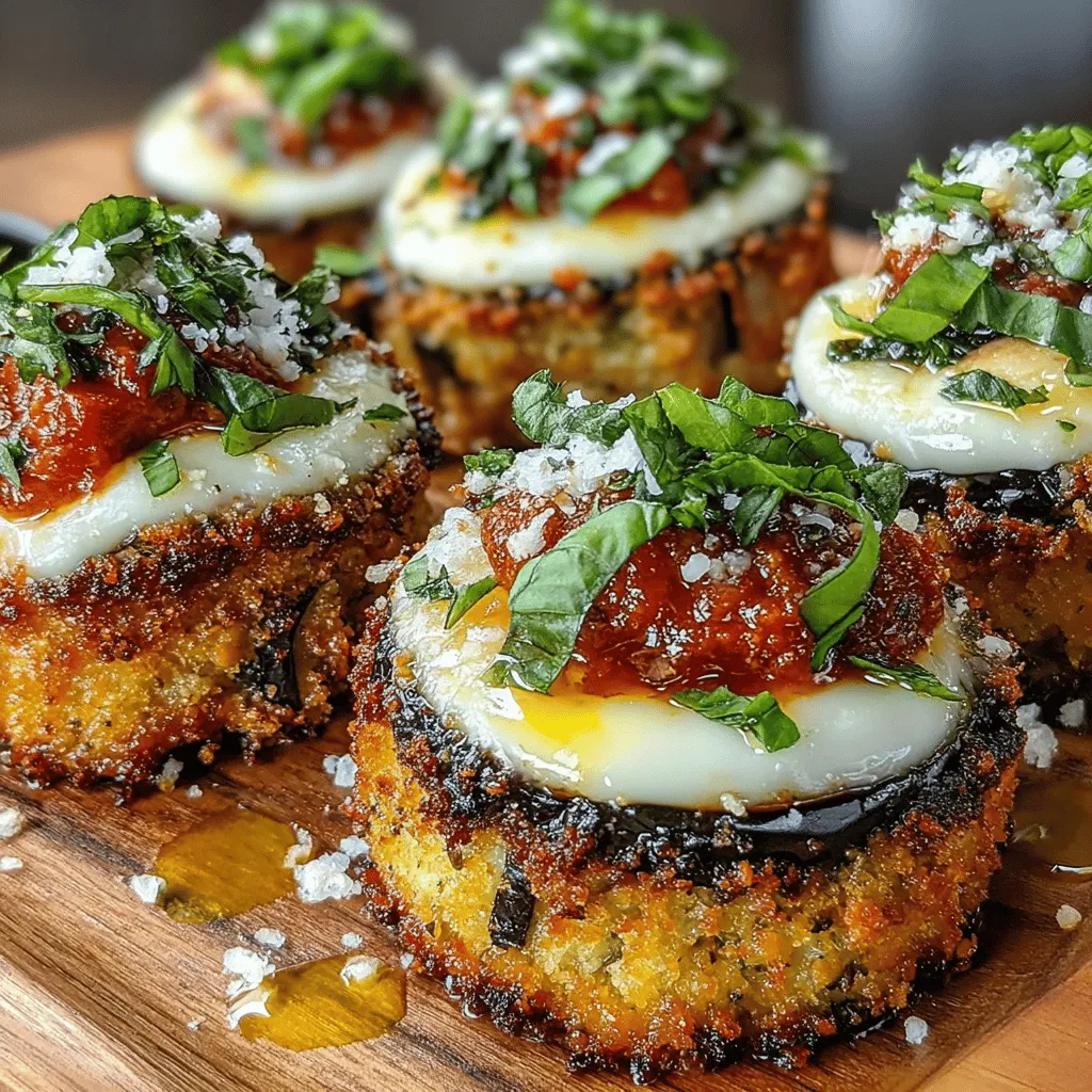 Mini Eggplant Parmesan Bites are the perfect addition to any gathering, serving as both a delightful appetizer and an enticing side dish. These bite-sized morsels encapsulate the essence of traditional eggplant Parmesan while presenting a fun and shareable format. With their crispy exterior and gooey cheese filling, these bites are sure to please both eggplant enthusiasts and skeptics alike.