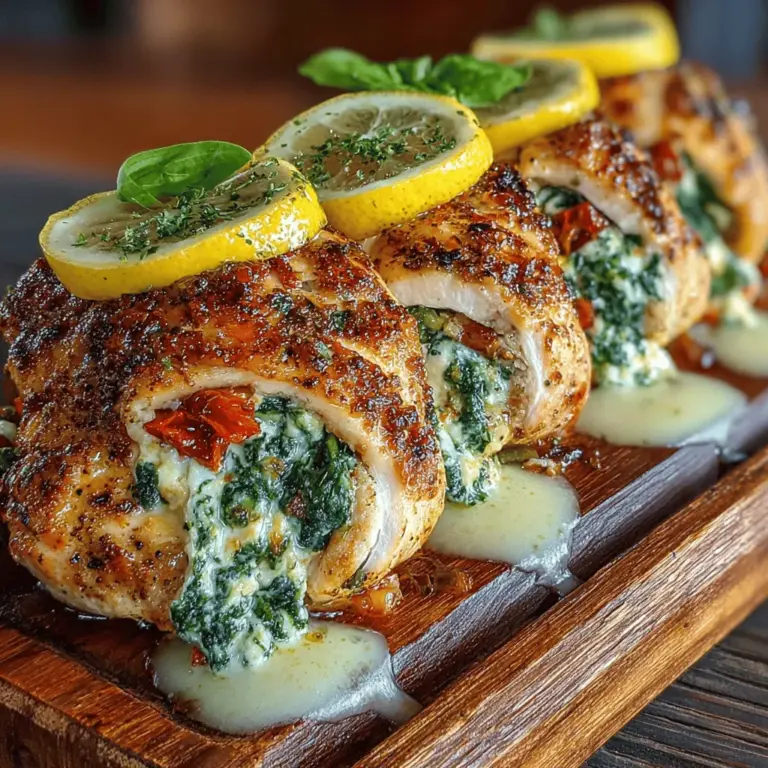 Selecting fresh spinach and high-quality feta cheese is crucial for the success of your Baked Feta and Spinach Stuffed Chicken. When choosing spinach, look for vibrant green leaves that are firm and free of blemishes. Avoid any leaves that appear yellow or wilted, as these are signs of age. If possible, opt for organic spinach, which often has a more robust flavor and is free from pesticides.
