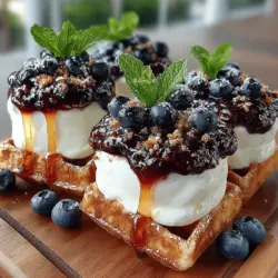 Frozen Blueberry Waffle Yogurt Stacks are not just a treat; they're a delightful fusion of flavors and textures that can easily elevate your breakfast, serve as a nourishing snack, or even shine as a light dessert. This recipe combines the sweetness of blueberries, the creaminess of Greek yogurt, and the satisfying crunch of waffles, making it a versatile dish for any time of day.