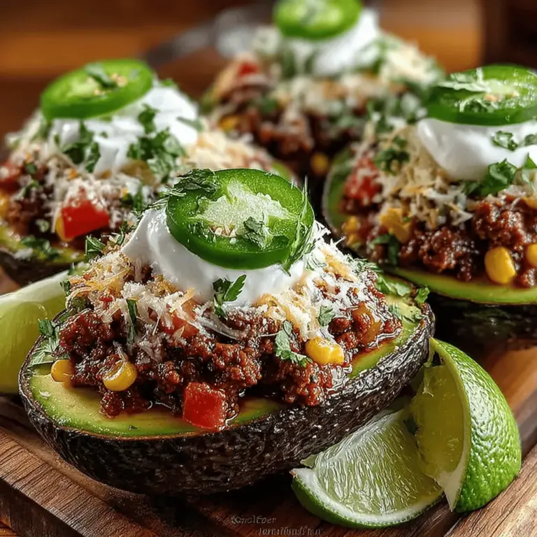 Avocado Fiesta Bites are a delightful fusion of fresh ingredients and hearty fillings, offering a vibrant culinary experience that caters to a variety of dietary preferences. This dish is not just another appetizer; it’s a versatile creation that can be enjoyed as a snack, a light meal, or a festive starter at gatherings. Whether you're a meat lover or a vegetarian, Avocado Fiesta Bites can be easily tailored to suit your tastes, making them an ideal choice for family gatherings, parties, or simple weeknight dinners.