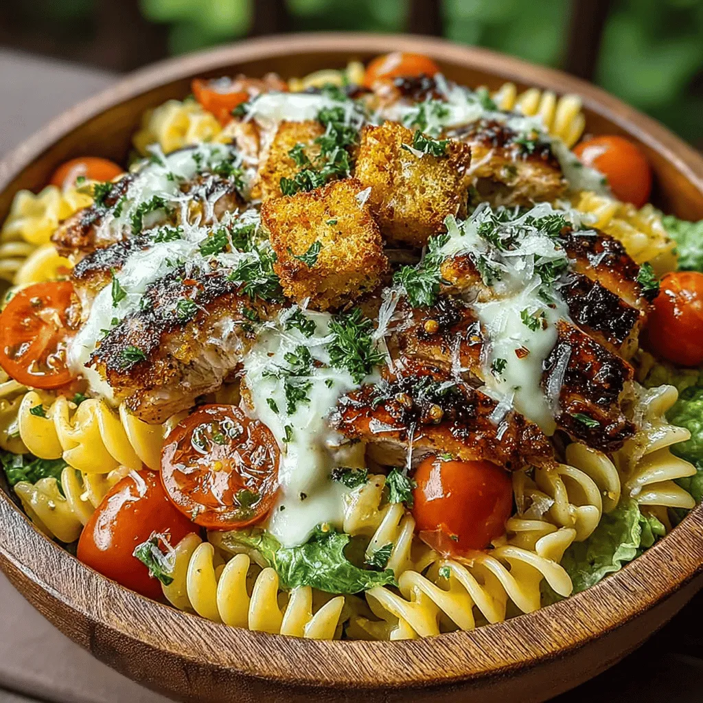 To create a truly memorable Grilled Chicken Caesar Pasta Salad, it's crucial to understand the role of each ingredient. Freshness and quality are paramount, as they directly influence the dish's overall taste and appeal.