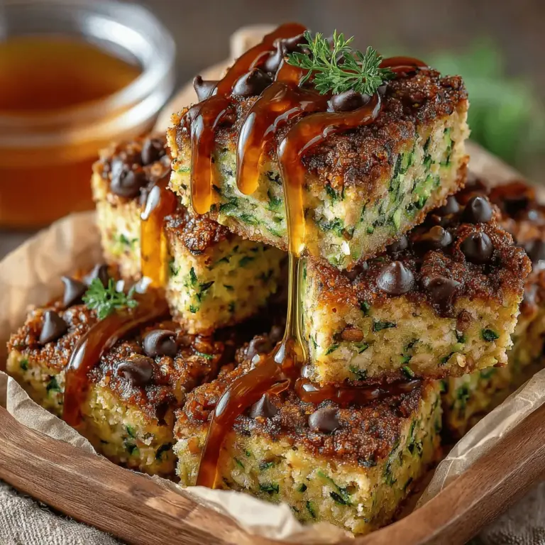 In the realm of healthy snacking, the Zesty No-Bake Zucchini Oat Bars stand out as a delightful option that marries taste with nutrition. Whether you’re rushing out the door in the morning, looking for a post-workout boost, or simply craving a sweet treat that won’t derail your health goals, these bars are your perfect companion. They exemplify how zucchini, often relegated to savory dishes, can shine in a sweet context, elevating the flavor and texture of your snacks while packing a nutritional punch.