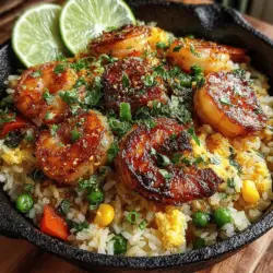 Fried rice is a culinary staple that transcends borders, showcasing its versatility in a multitude of cultures. Whether it’s the beloved Yangzhou fried rice from China, the spicy Nasi Goreng from Indonesia, or the comforting Kimchi Bokkeumbap from Korea, fried rice has earned its place as a favorite across the globe. Today, we are diving into a particular variation that has captured the hearts (and appetites) of seafood lovers: Savory Garlic Shrimp Fried Rice.