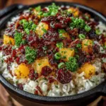 As the leaves turn vibrant shades of red and gold, and the crisp autumn air begins to settle in, there’s nothing quite like a warm, hearty dish to embrace the season. One such dish that perfectly encapsulates the essence of fall is Cranberry Apple Wild Rice Pilaf. This delightful recipe brings together the wholesome goodness of wild rice, tart cranberries, and sweet apples, creating a dish that is not only visually appealing but also packed with flavor and nutrition. Whether served as a side during Thanksgiving dinner or as a comforting main course, this pilaf is versatile enough to suit any occasion.