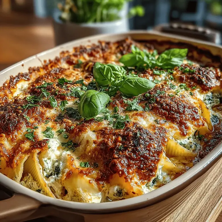 When it comes to comfort food, few dishes can compete with a warm, cheesy casserole. Among these, Cheesy Spinach Stuffed Shells Bake stands out as an ultimate favorite, combining the heartiness of pasta with the delightful flavors of spinach and a melty cheese blend. This dish not only appeals to the taste buds but also offers a sense of nostalgia, often evoking memories of family dinners and shared moments around the table.