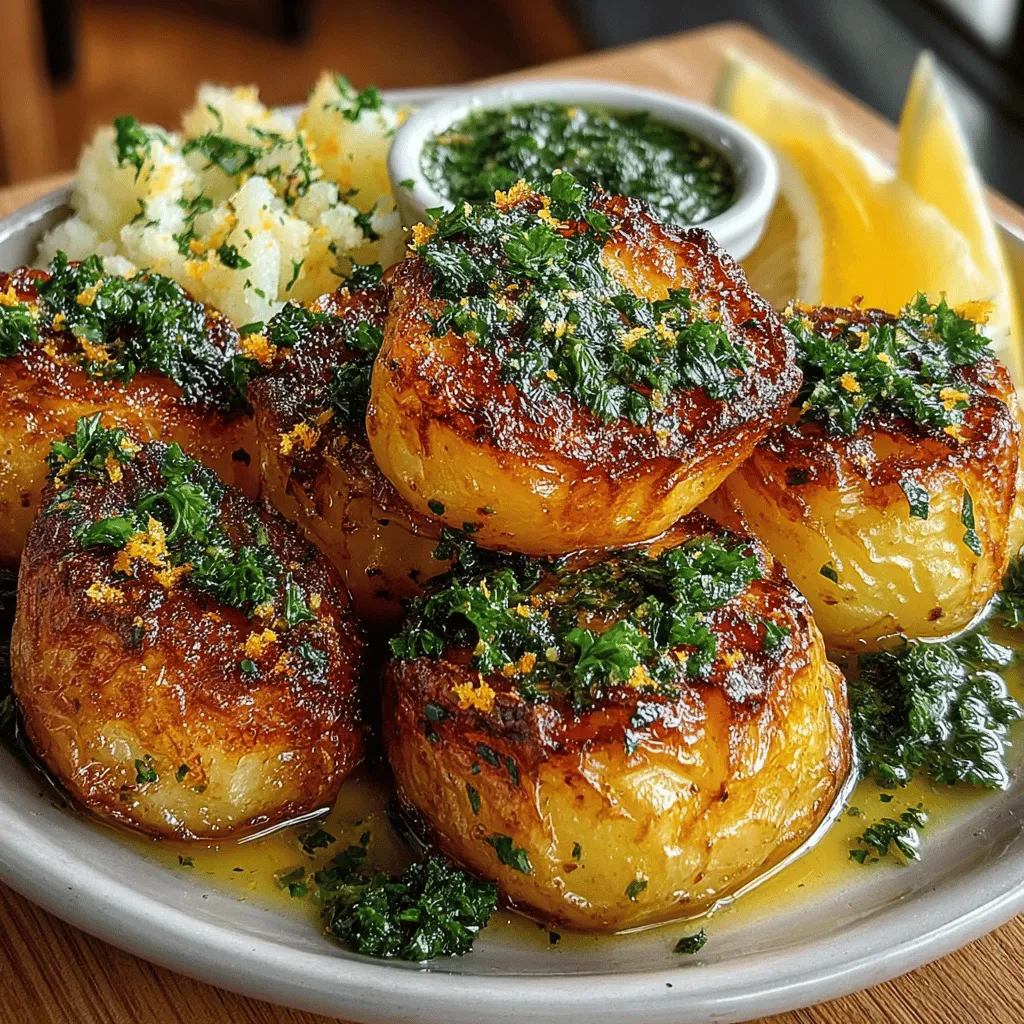 When it comes to side dishes that can elevate a meal from ordinary to extraordinary, Zesty Crunch: Crispy Lemon Herb Roast Potatoes stand out as a vibrant choice. These potatoes are not just a simple accompaniment; they are a delightful treat that brings a burst of flavor and texture to any dining experience. With their golden, crispy exterior and tender interior, they serve perfectly as both a side dish for roasted meats or grilled vegetables and a savory snack on their own.