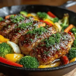 One-Pan Maple Dijon Chicken & Veggies