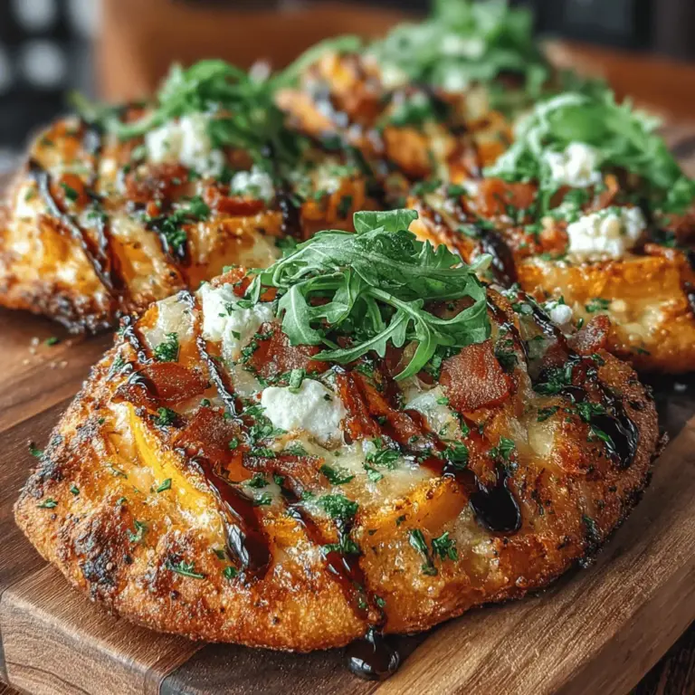 As the leaves begin to change and the crisp air settles in, there’s nothing quite like a warm, savory dish that captures the essence of the season. Enter the Savory Butternut Squash & Bacon Flatbread—a delightful combination of flavors that brings warmth and comfort to any dining experience. This recipe is not only visually appealing but also offers a harmonious blend of sweet and savory notes, making it an ideal choice for casual dinners, festive gatherings, or even as a unique appetizer for entertaining guests.