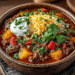 As the leaves change and the air turns crisp, fall beckons us to warm our homes and hearts with comforting meals. One such dish that embodies the essence of the season is Savory Autumn Beef & Pumpkin Chili. This hearty recipe combines the rich flavors of ground beef, aromatic spices, and the natural sweetness of pumpkin, creating a delightful chili that’s perfect for gatherings or cozy nights in. In this blog post, we’ll explore the benefits of this dish, its preparation, and tips to make it your own, ensuring you embrace the flavors of autumn in every bite.