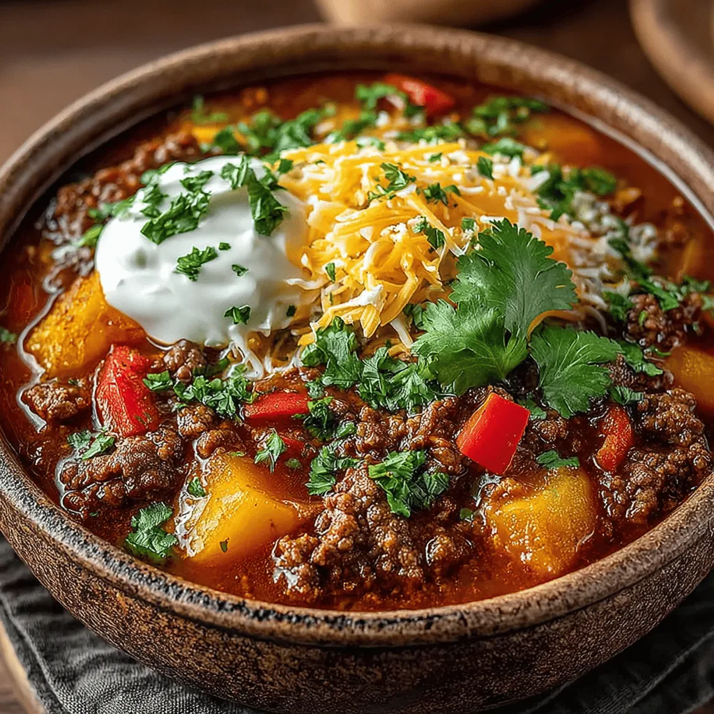 As the leaves change and the air turns crisp, fall beckons us to warm our homes and hearts with comforting meals. One such dish that embodies the essence of the season is Savory Autumn Beef & Pumpkin Chili. This hearty recipe combines the rich flavors of ground beef, aromatic spices, and the natural sweetness of pumpkin, creating a delightful chili that’s perfect for gatherings or cozy nights in. In this blog post, we’ll explore the benefits of this dish, its preparation, and tips to make it your own, ensuring you embrace the flavors of autumn in every bite.