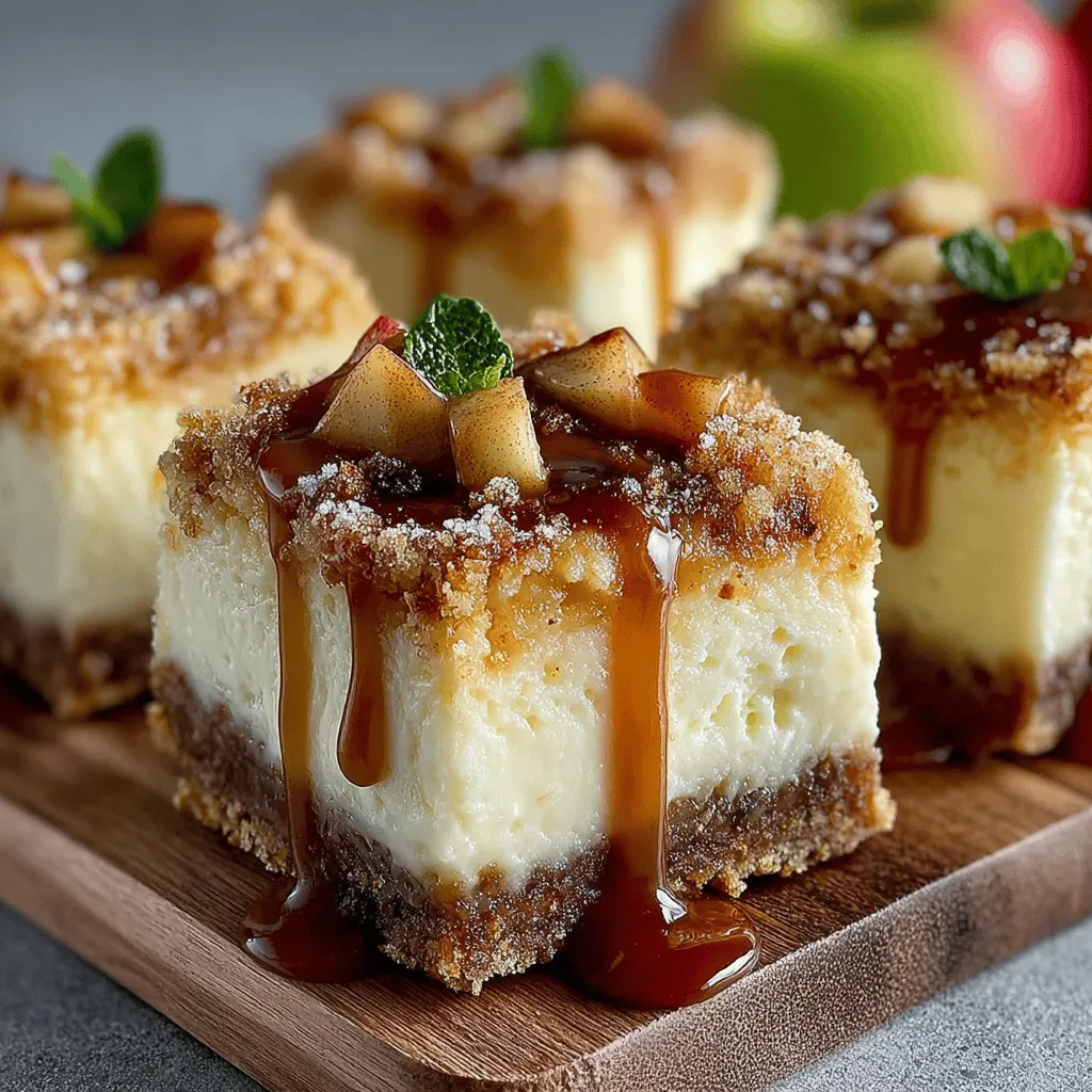 - 1 ½ cups graham cracker crumbs - ⅓ cup granulated sugar - ½ cup unsalted butter, melted - 1 teaspoon ground cinnamon - 16 oz cream cheese, softened - ½ cup sour cream - 1 cup granulated sugar - 2 large eggs - 1 teaspoon vanilla extract - 1 tablespoon lemon juice - 3 cups apples, peeled, cored, and diced (preferably Granny Smith or Honeycrisp) - ½ cup brown sugar - 1 teaspoon ground cinnamon - ¼ teaspoon salt - ½ cup caramel sauce (store-bought or homemade)