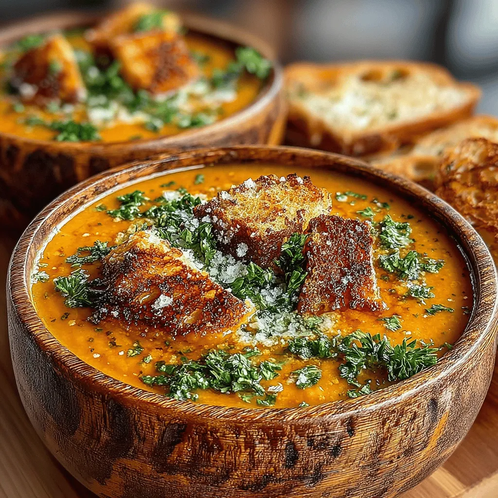 - 1 medium butternut squash - 2 tablespoons olive oil - 1 medium onion, chopped - 3 cloves garlic, minced - 1 tablespoon fresh ginger, grated - 4 cups vegetable broth (or chicken broth) - 1 teaspoon ground cinnamon - 1/2 teaspoon ground nutmeg - Salt and pepper to taste - 1 cup coconut milk (or heavy cream) - Fresh herbs (such as parsley or chives) for garnish - Optional: croutons for added texture