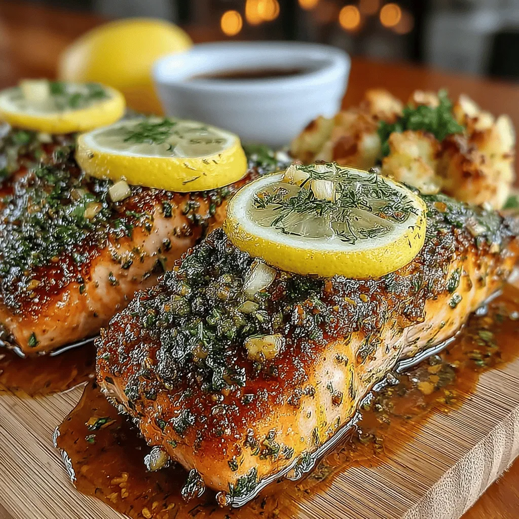 If you're looking for a dish that perfectly balances freshness, health, and ease of preparation, look no further than Zesty Herb-Fused Baked Lemon Salmon. This delightful recipe showcases the bright and invigorating flavors of lemon and fresh herbs, creating an unforgettable culinary experience. With its vibrant taste and aromatic profile, this dish not only satisfies the palate but also provides a wealth of health benefits, making it an ideal choice for any occasion—from casual weeknight dinners to elegant gatherings.